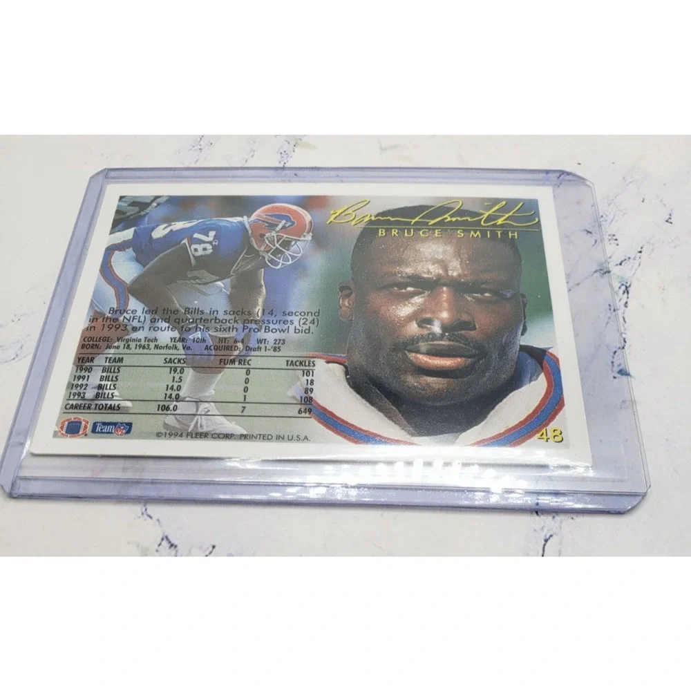 1994 Fleer Bruce Smith Buffalo Bills #48